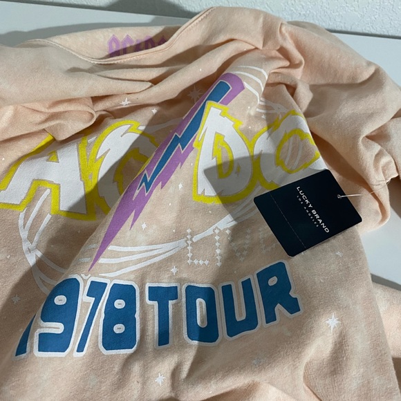 NEW Lucky Brand AC/DC 1978 Tour Graphic Tee - Picture 6 of 9